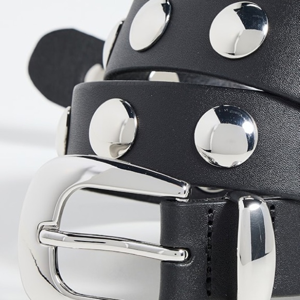 Madewell Leather Women's Western Studded Belt Size XS 25” 26” NWT